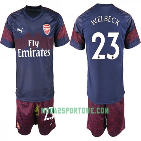 Koszulka Arsenal Danny Welbeck 23 Dziecięcy Wyjazdowe Stroje Piłkarskie 2018-2019 Krótki Rękaw